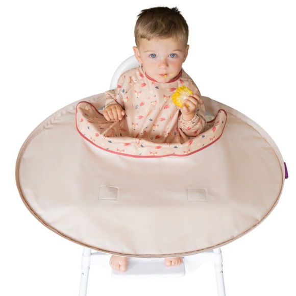 Tidy Tot Other - Tidy Tot Bib and Tray Kit in Sand Fox Bib Toddler Mealtime Easy Cleanup